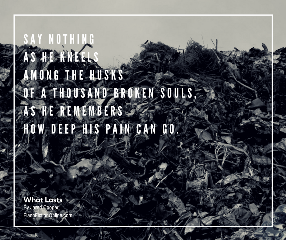 Robot graveyard in story by Jared Cooper